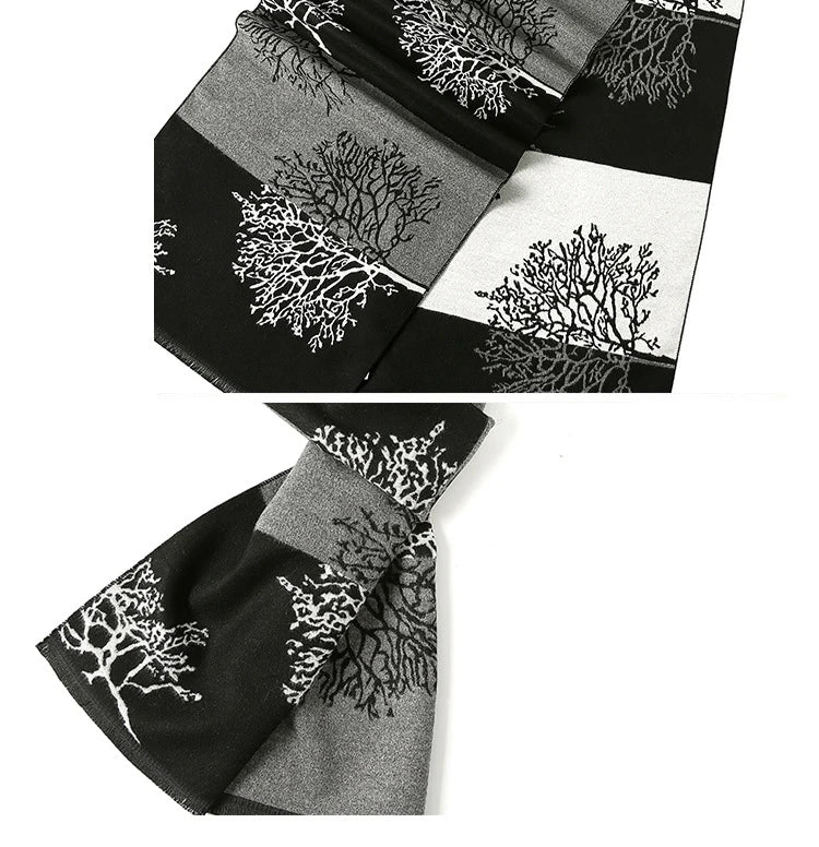 Kinelue FPWB61 Weicher Winterschal - Größe Uni Farbe Grau