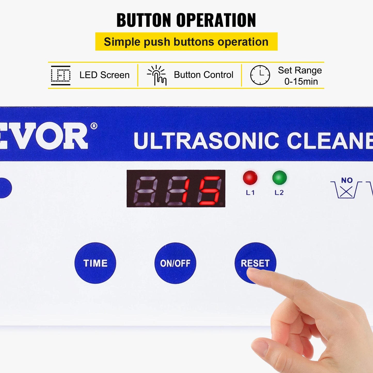 Ultraschall-Reiniger 2025: VEVOR 800ml Ultrasonic Cleaner Portable Washing Machine 35W Mini Dishwasher Collection