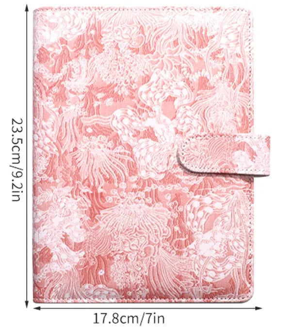 Notizbuch-Hülle A5 2025 - Vintage PU Leder DIY Binder Agenda Planner Schule