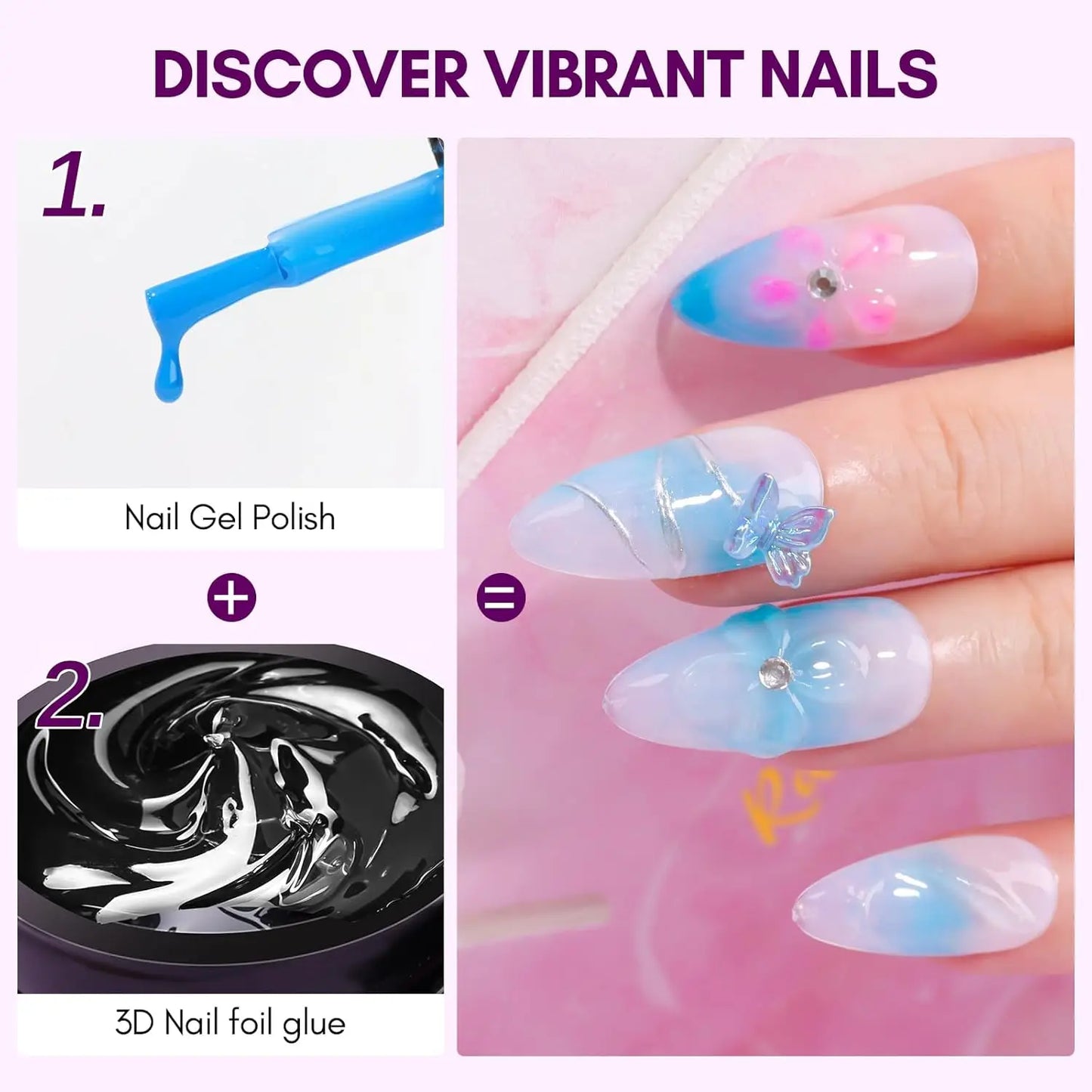 Nagel-Kleber 2025: Makartt-3D Foil-Glue 8ml - Transfer Gel Collection