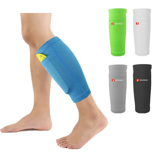 Soccer Shin Guard Pad Sports Knee Pads Calf Sleeve Sock Leg Support Anti-Sprain Football Compression Shin Pads For Adult Kids