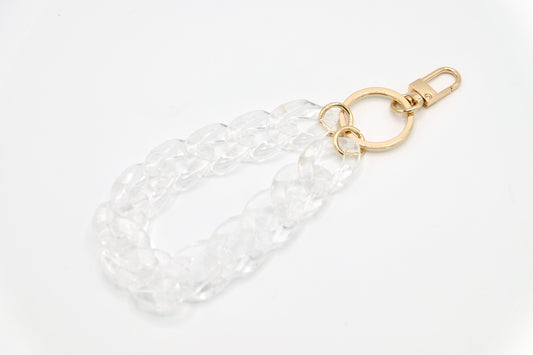 Schlüsselanhänger mit Karabiner Clear