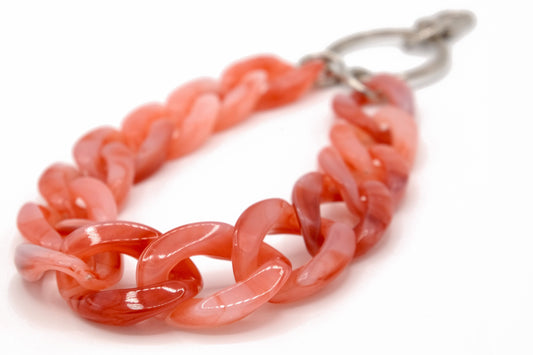 Schlüsselanhänger mit Karabiner Rosenholz