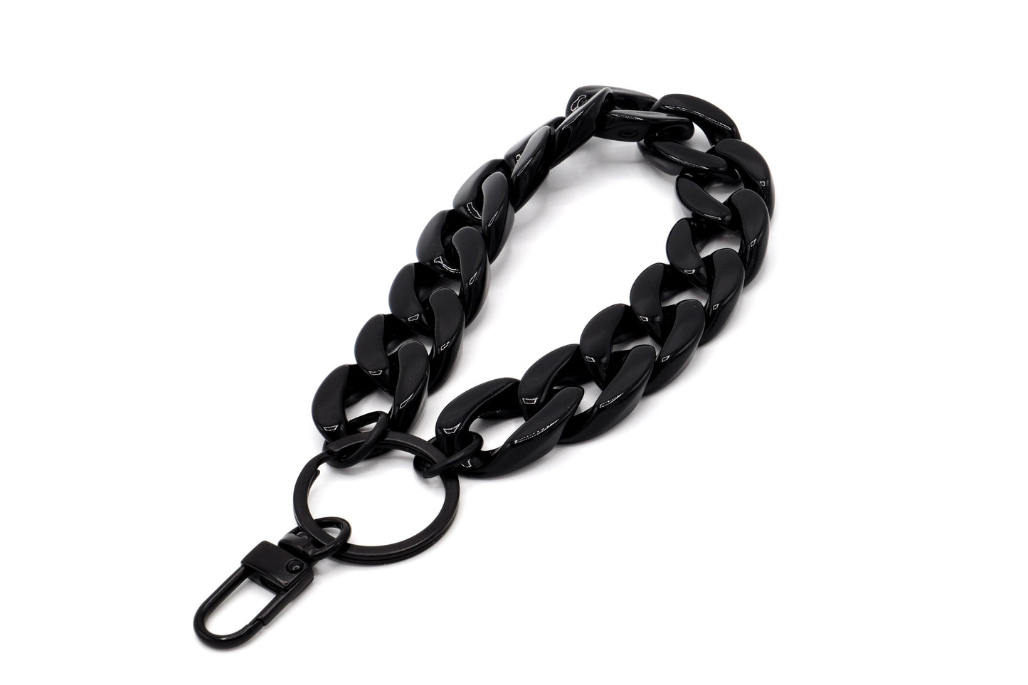 Breloc cu carabină, negru