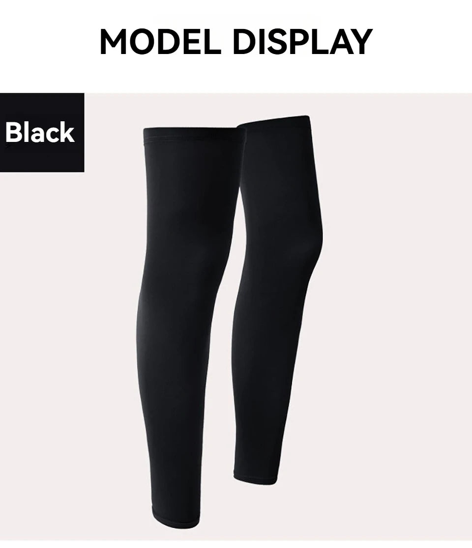 Manșoane pentru picioare 2025: GTUBIKE Ice-Silk Protecție UV - Colecția de compresie pentru ciclism