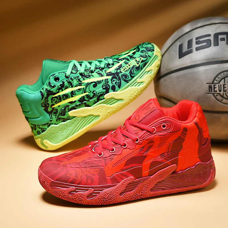 Men Sneakers Fashion Basketball Shoes For Man Training Sports Colorful Non-Slip Zapatillas De Hombres High Quality Tennis Shoes