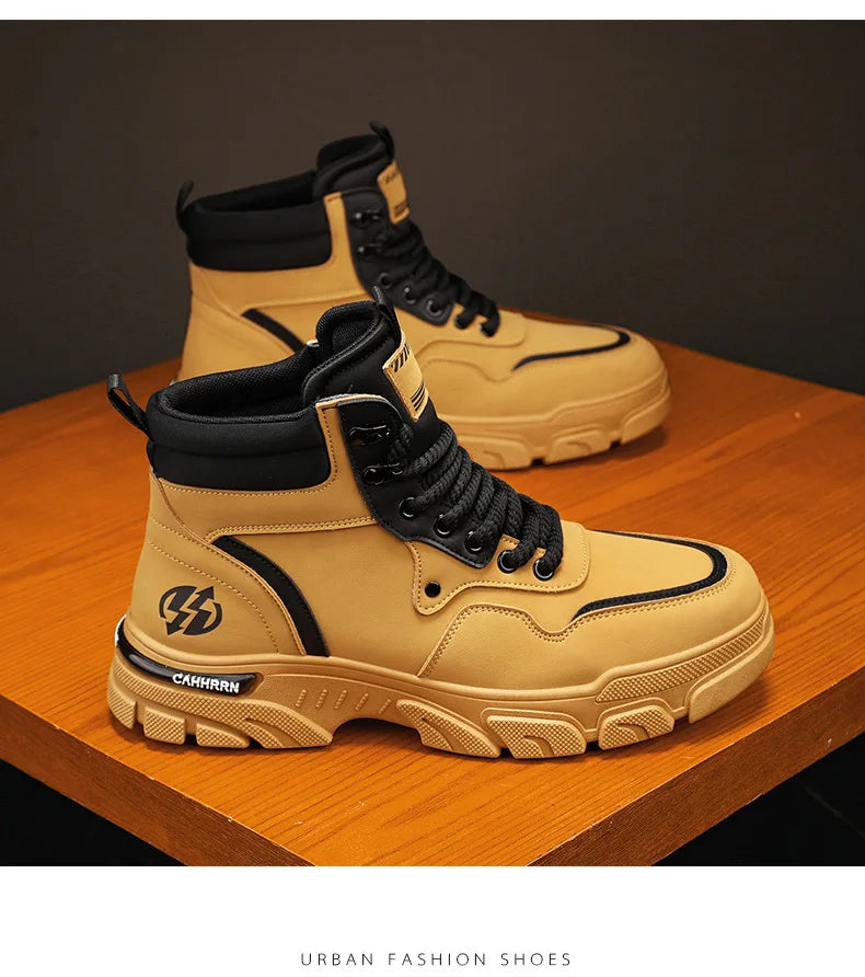 Pantofi de iarnă pentru bărbați, cizme de gleznă, respirabile, tactice, pentru drumeții, 2024