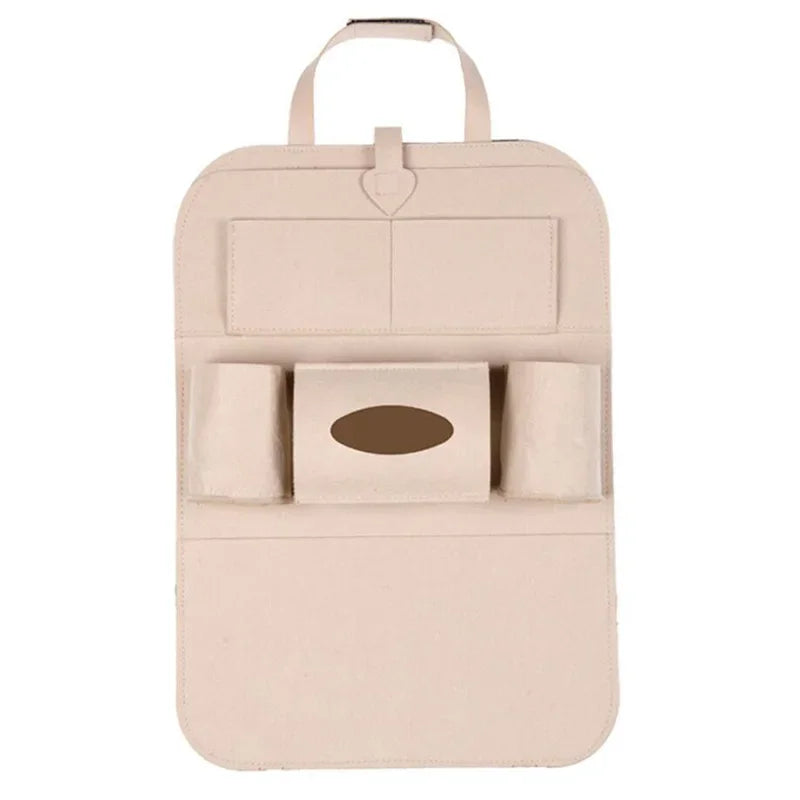 Organizator universal pentru bancheta din spate Choice - din fetru cu 6 buzunare 40x30cm