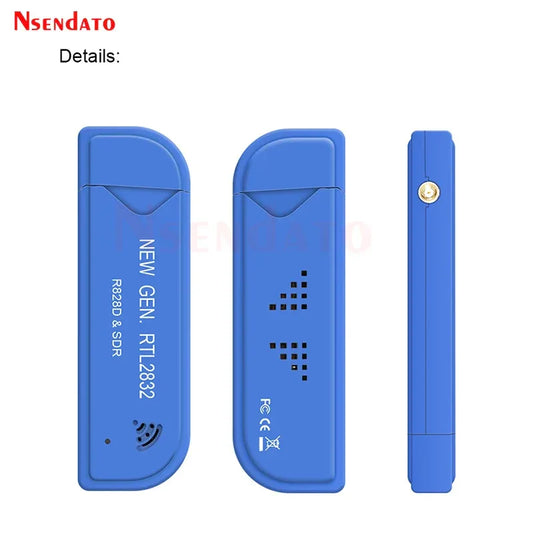 Digital USB 2.0 TV Stick Tuner RTL2832U R828D SDR RTL A300U 25MHz-1760MHz FM TV Receiver Frequency Tuner Dongle with Antenna - Golden Bridge Store
