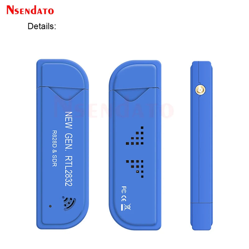 Digital USB 2.0 TV Stick Tuner RTL2832U R828D SDR RTL A300U 25MHz-1760MHz FM TV Receiver Frequency Tuner Dongle with Antenna