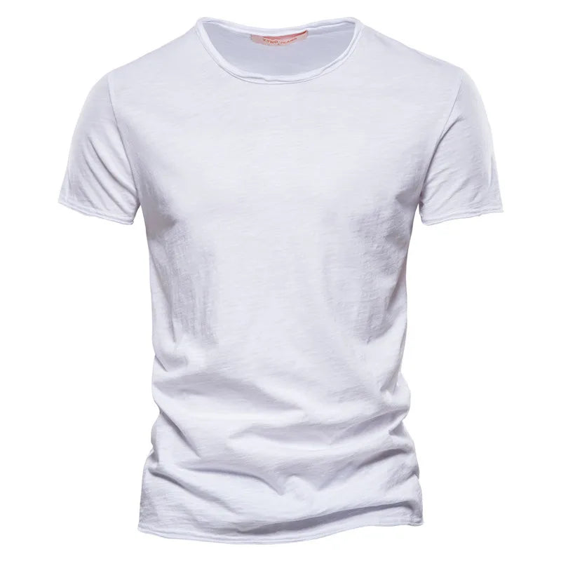 AIOPESON T-Shirt Casual Leicht - 100% Baumwolle Kurzarm