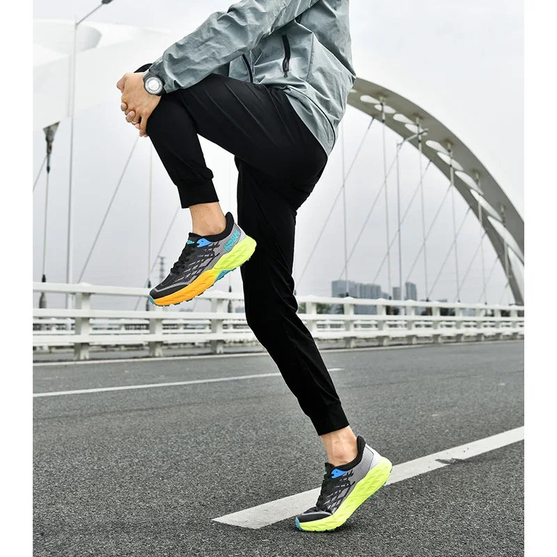 Sneakers Men Running Shoes Casual Marathon Breathable Lightweight Comfortable Outdoors Athletic Nonskid Walking Shoes for Men