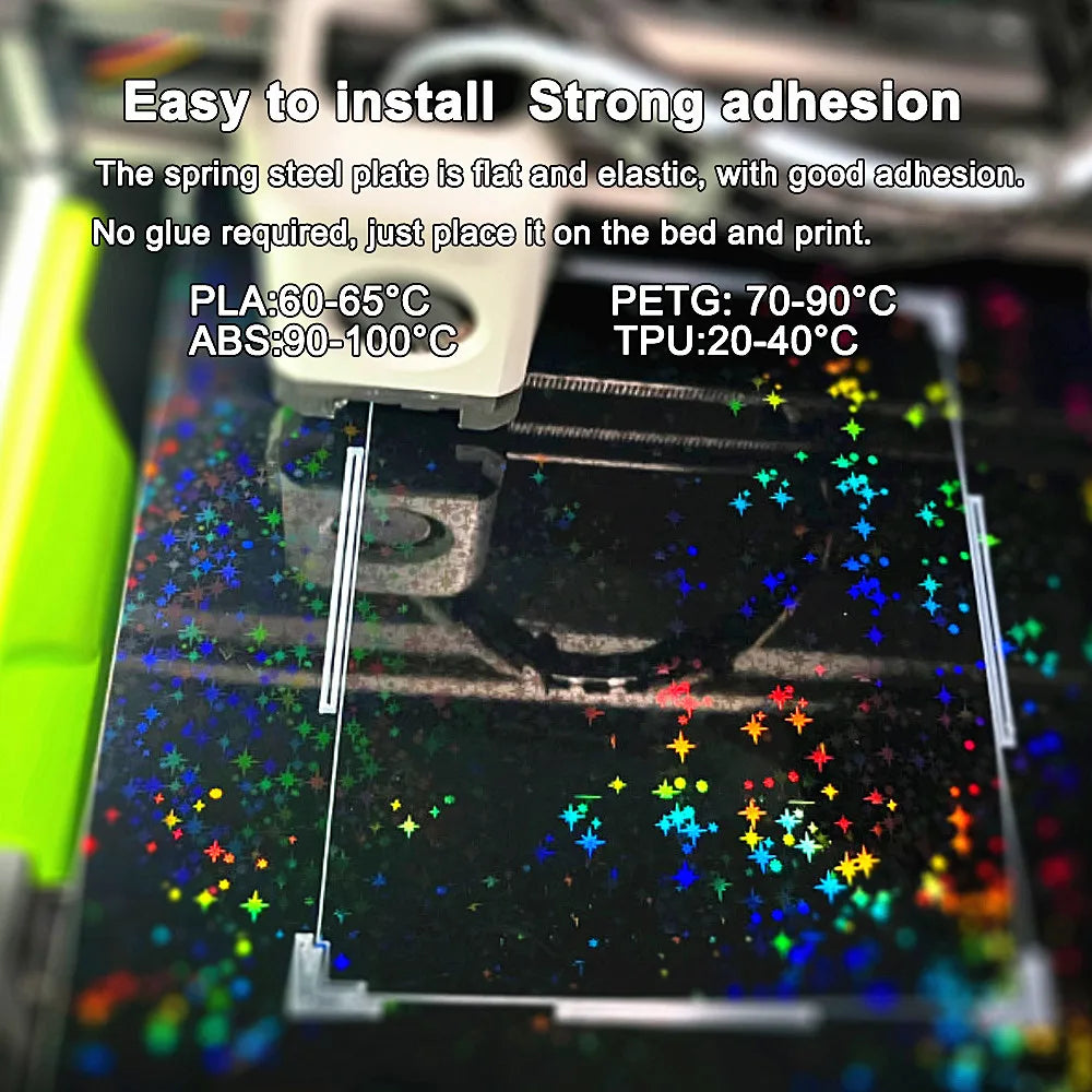 JOYYSET X1c glatte Bauplatte - 257x257mm, PEI, 3D-Drucker