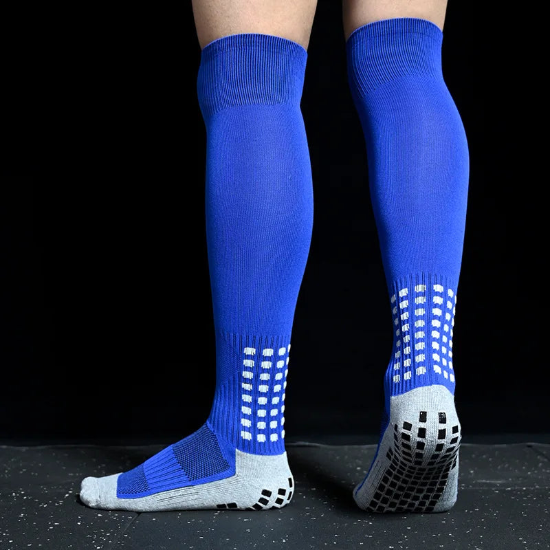 Neue Lange Fußballsocken mit Silikon-Saugnapf-Griff - Antirutsch-Fußballsocken für Sport, Männer und Frauen