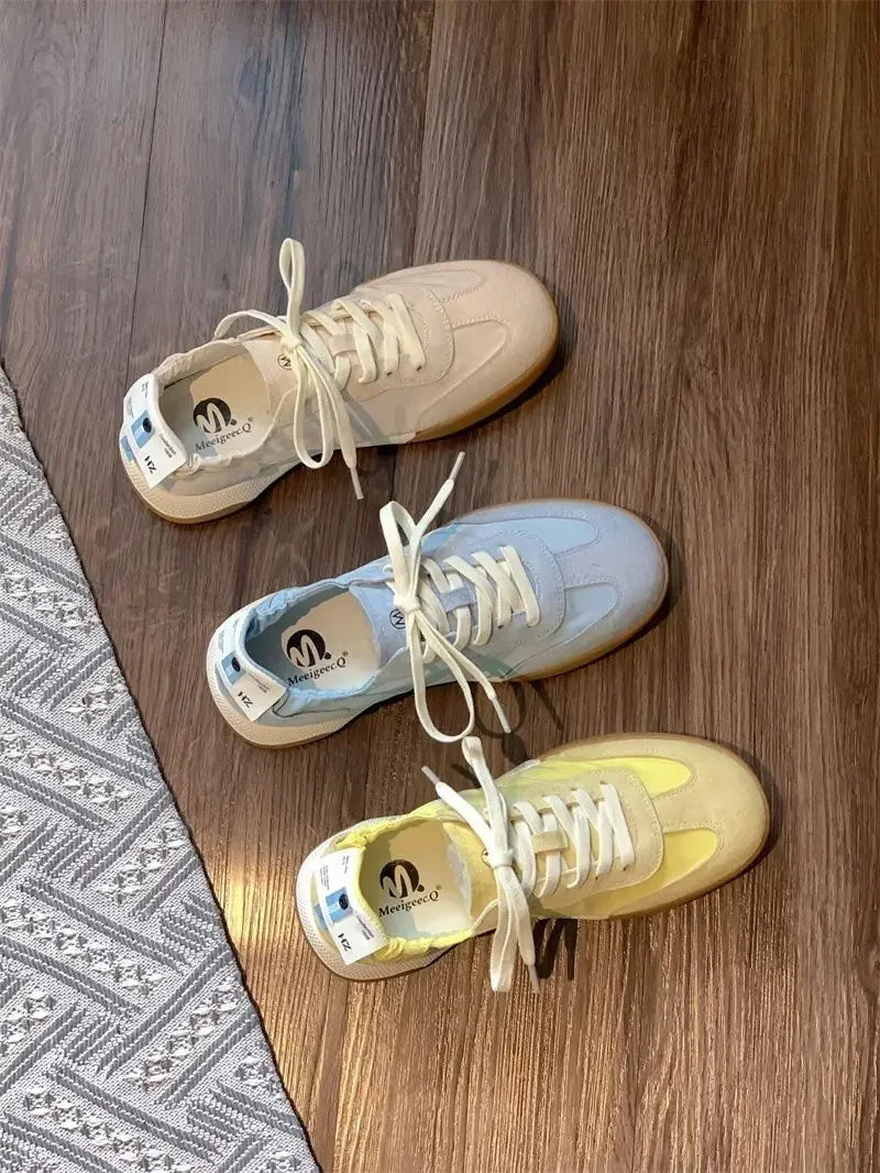 Sneakers Flat Women Footwear Sports Ladies Shoes Lace Up Luxury A On Offer Urban Young On Sale And Low Price Light New In Spring