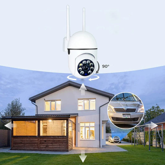 Überwachungskamera 2025: 3MP WiFi Camera Home PTZ IP - Color Night Audio Wireless Surveillance Auto Tracking Collection