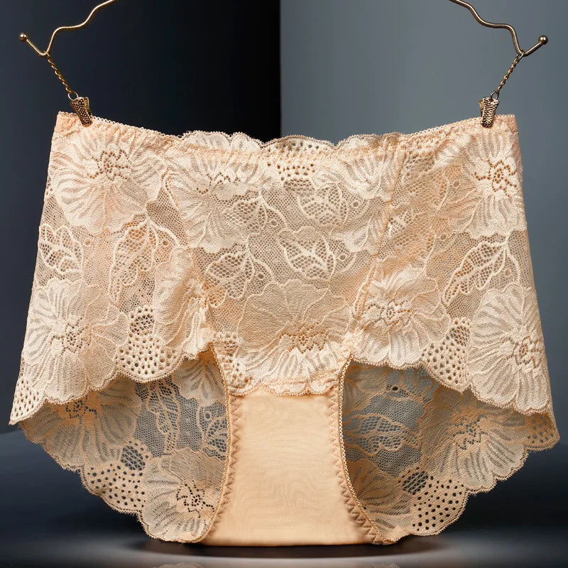 Plus Size Beliebte Unterwäsche Frauen Höschen Slips für Weiblich Hipster Unterhose Elegant Lingerie Spitze Baumwolle Tanga Brazilian Große Größe Beliebter Verkauf