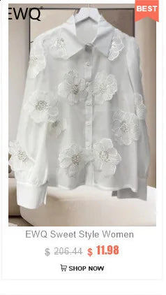 EWQ  Elegant Female Evening Dress 3D Floral Design Stand Collar Sleeveless Temperament Women Slim Dresses 2025 Spring Red Robe