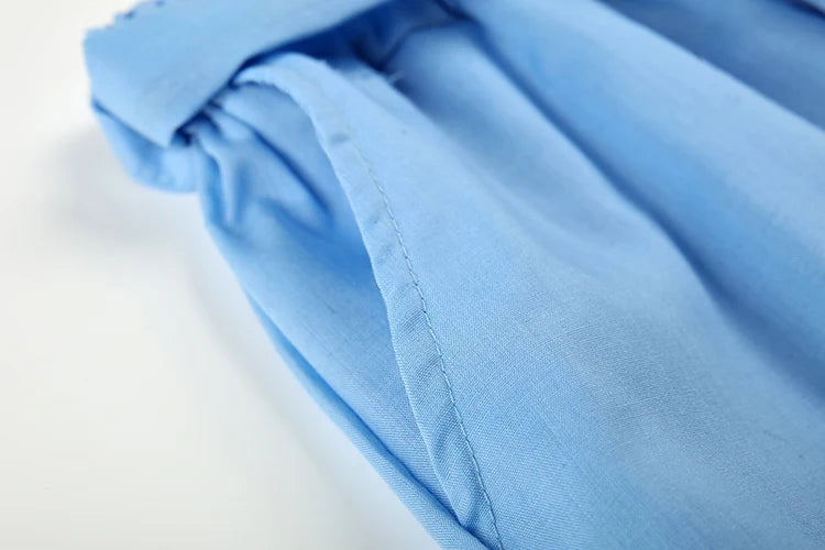 Suit Set Einfarbig Blusenhose Rundhals - Polyester Größe L