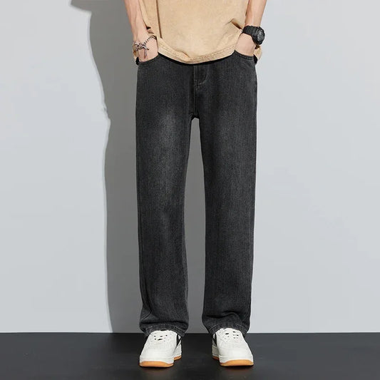 Guangdong Jeans Lockere Passform - 100% Baumwolle Weit - Golden Bridge Store