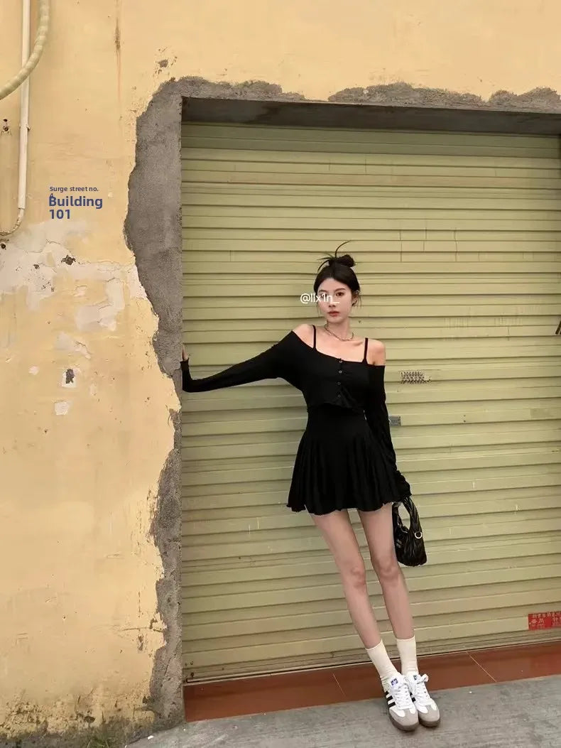 Croială în talie cu stil Choice Pure Desire - Poliester până la genunchi