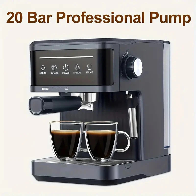 Elektrisch Italienisch Kaffeemaschine 20 Bar Professional Espresso Kaffee Maker Automatisch Semi Automatisch Espresso Cappuccino Heißes Wasser