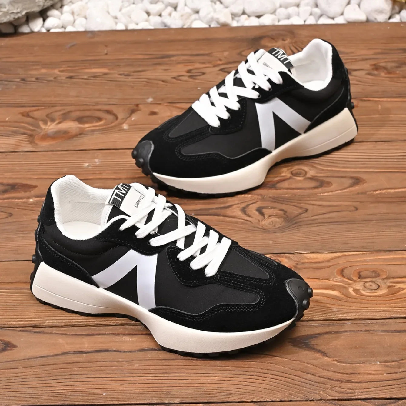 Meilecheng Damen Sneakers Bequem - Rutschfest PU Innensohle