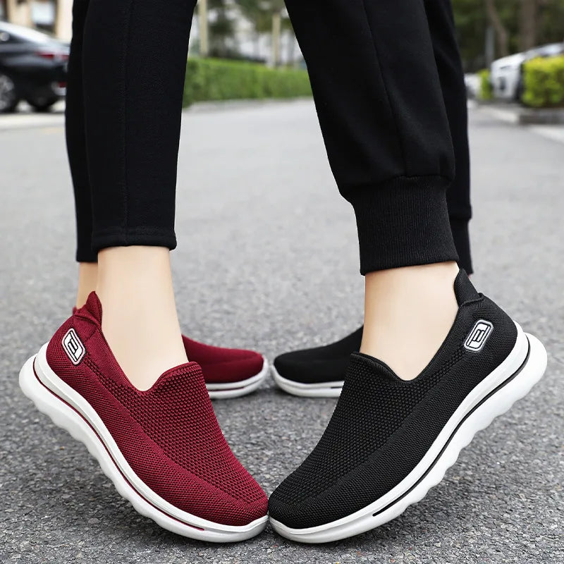 Atmungsaktive Frauen Sneakers 2025 - Leichtgewicht Weiblich Tennis Schuhe - Rutschfest Männer Sneakers Outdoor Weich Vulkanisiert Schuhe Casual Sommer