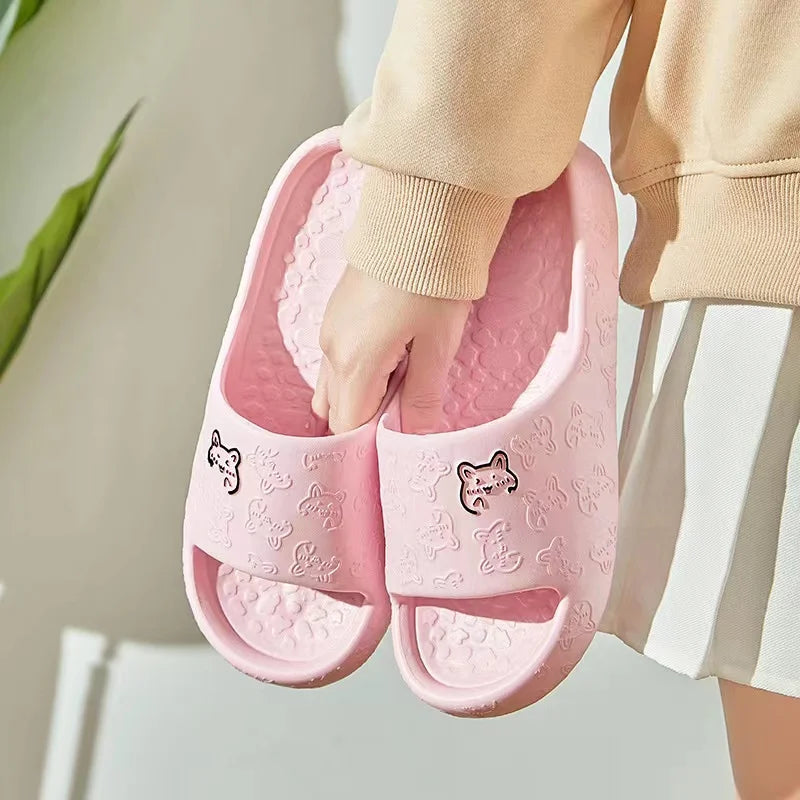 Frauen Sommer EVA Hausschuhe Innen Heim Bad Rutschfest Weich Breit Komfort Paar Hausschuhe Unisex Outdoor Strand Flip Flops Männer Slides
