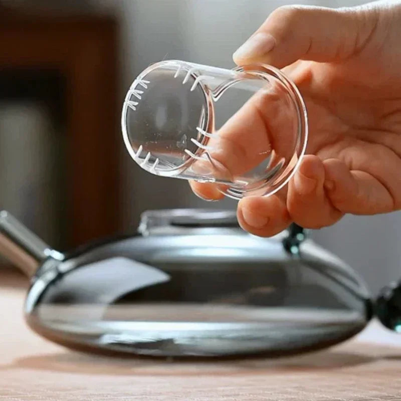 Blumen Tee Teekanne Set Britisch-Stil Gekocht Früchte Tee Set Hitzebeständig Glas Nordisch Erschwinglich Luxus Gesundheit Topf