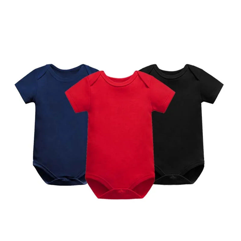 Guangdong Babybody Baumwolle Kurzarm Unisex - 3 Stk 0-24M