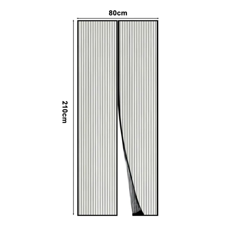 Perdea magnetică pentru ușă, perdea pentru țânțari, dimensiuni de protecție împotriva țânțarilor
