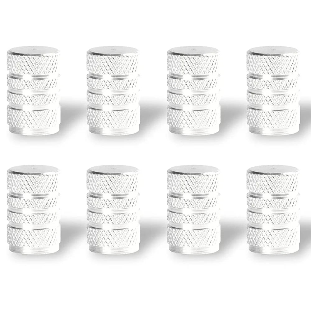 ZZTZZC Ventilkappen Staubdicht - Aluminium 8er Set 11mm