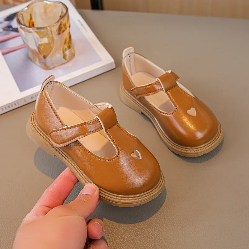 Lina Prinzessin Lederschuhe T-Riemen - Größe 20-27 Weich