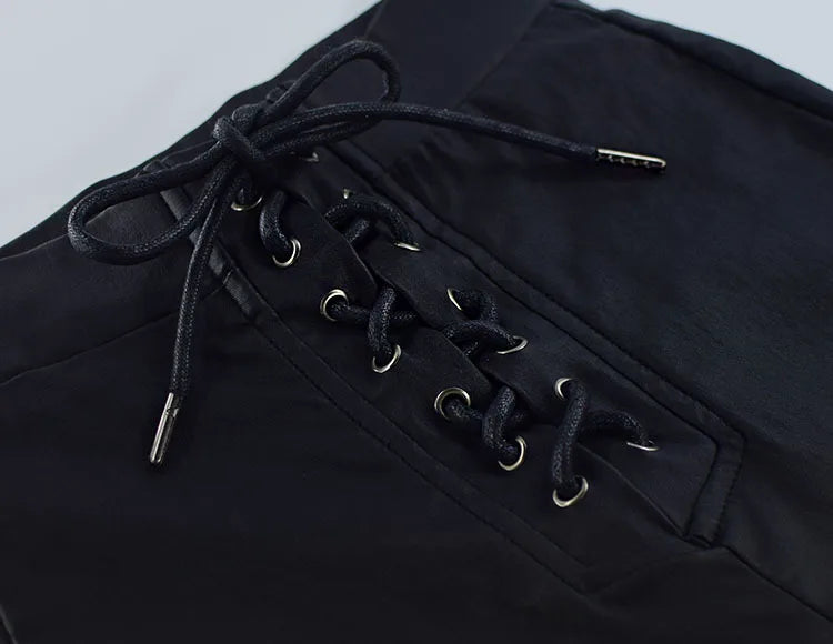 FujianCraft Leggings High Waist - Vollänge Elastisch Denim