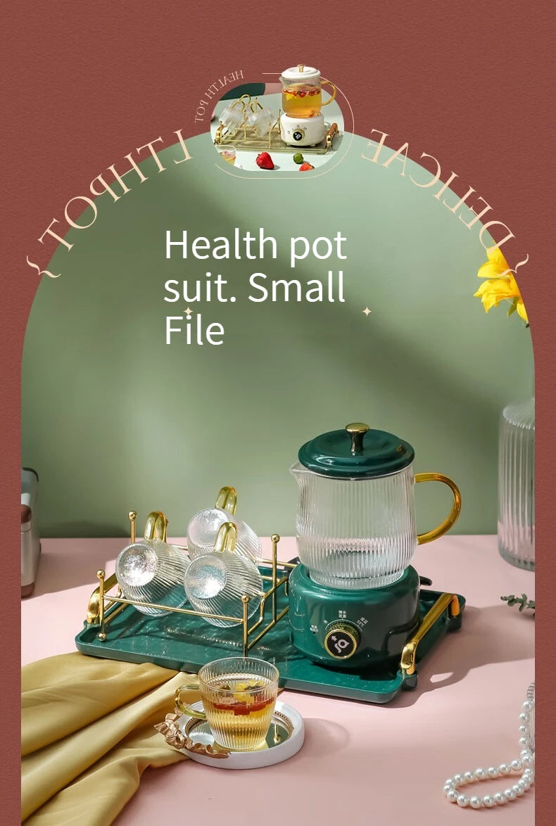 Gesundheitserhaltung Topf, Multi-funktional Haushalt Büro Konstante Temperatur Topf, Klein Glas Vollautomatisch Medizin Topf