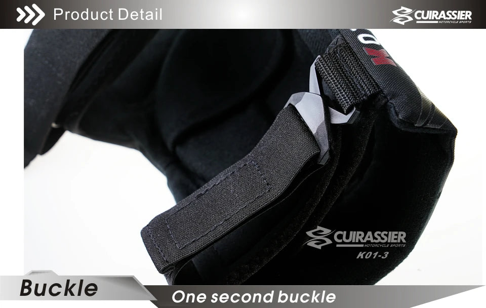 Cuirassier Protective Motorbike Kneepad Motocross Motorcycle Knee Pads MX Protector Night Reflective Racing Guards Protection