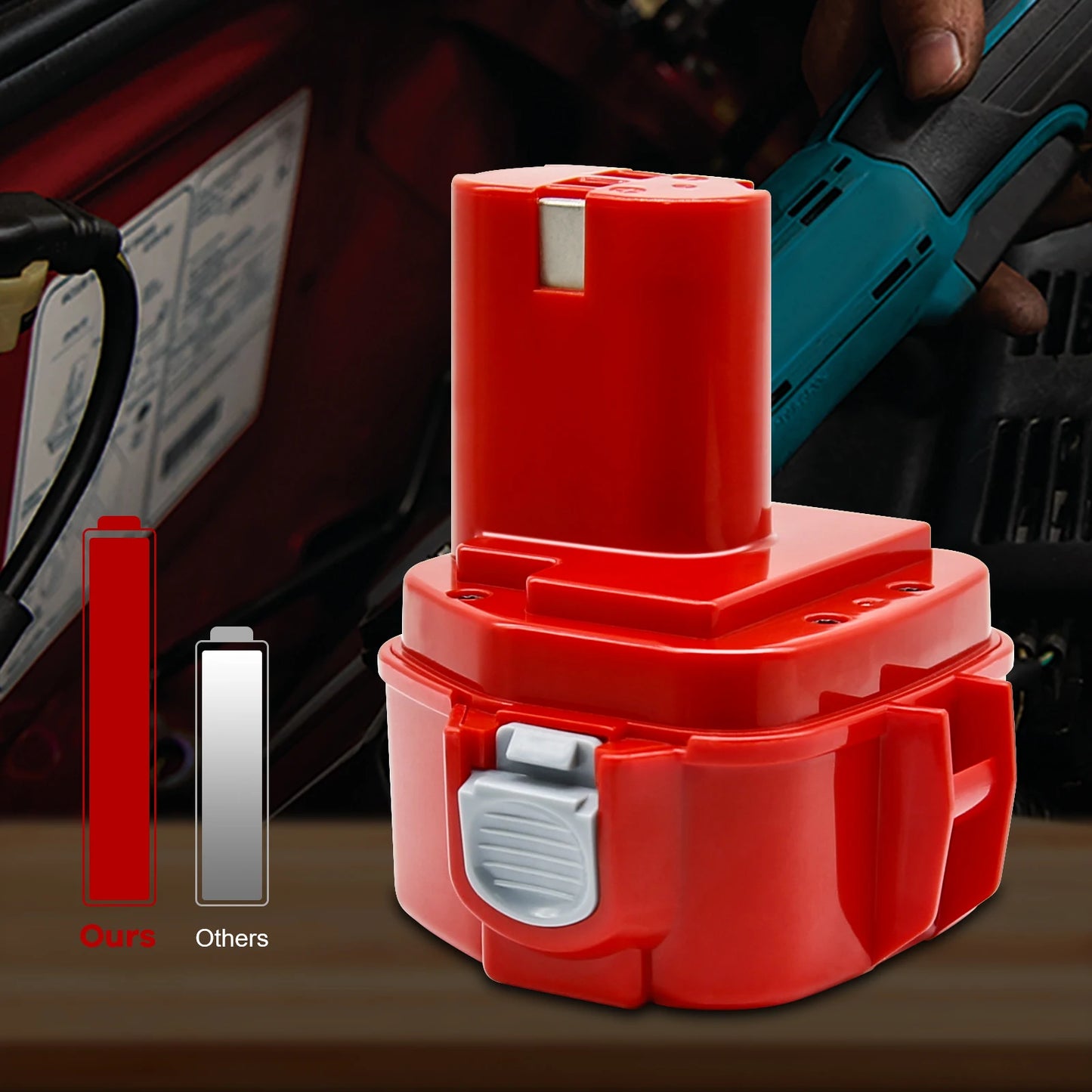 Akku 2025: 12V 4000mAh Makita PA12 Ni-Mh - 1200 1220 1201 1222 Power Tool Batteries Collection