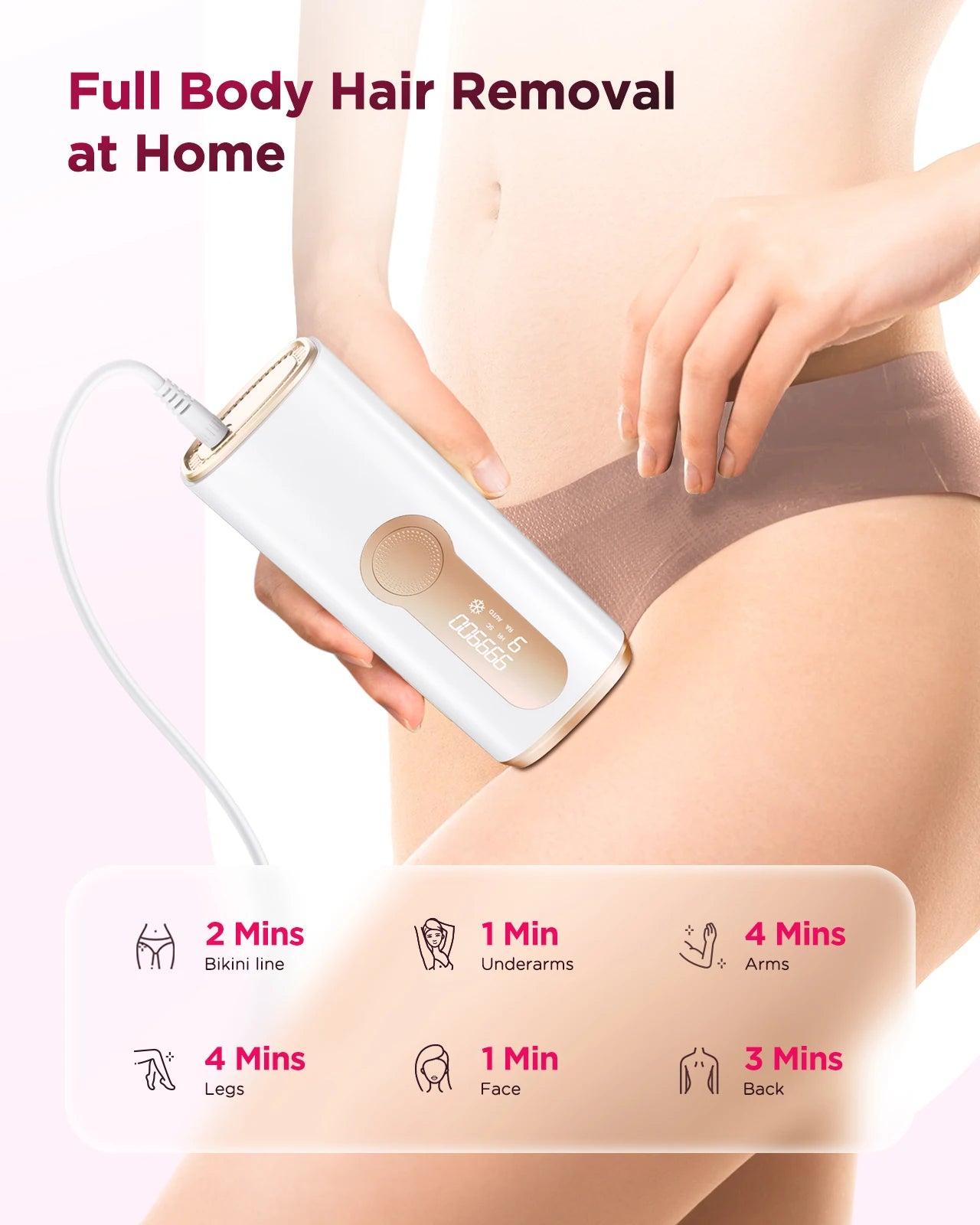 Epilator IPL - Epilare profesională 2025