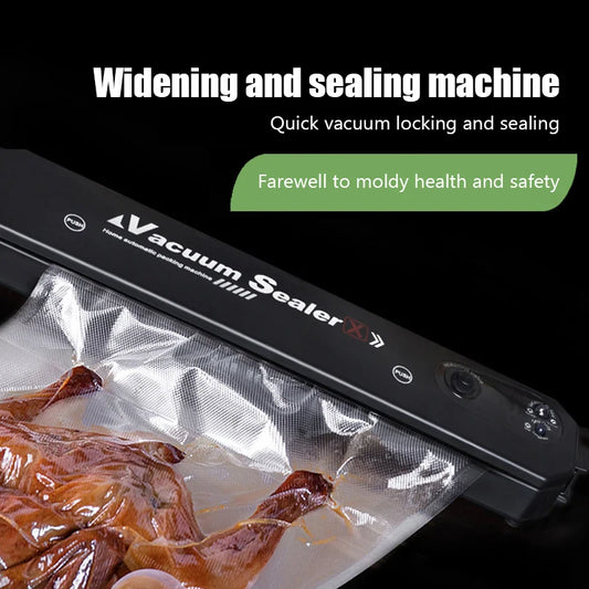 US Food Vacuum Sealer Vacuum Packaging Machine for Food with 10pcs Packed Bags 220V Automatic Household Food Vacuum Sealing