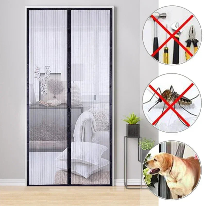 Mosquito Net Window Curtain Flipper Zero Magnetic Door Net Insect Screen EcoFlow Curtains Cover Home Garden AntiBug Protection