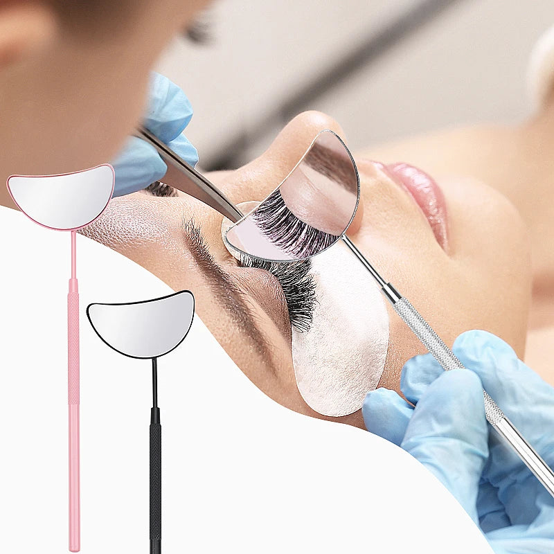 LashPro Mondspiegel Abnehmbar - Edelstahl 10cm Wimpern