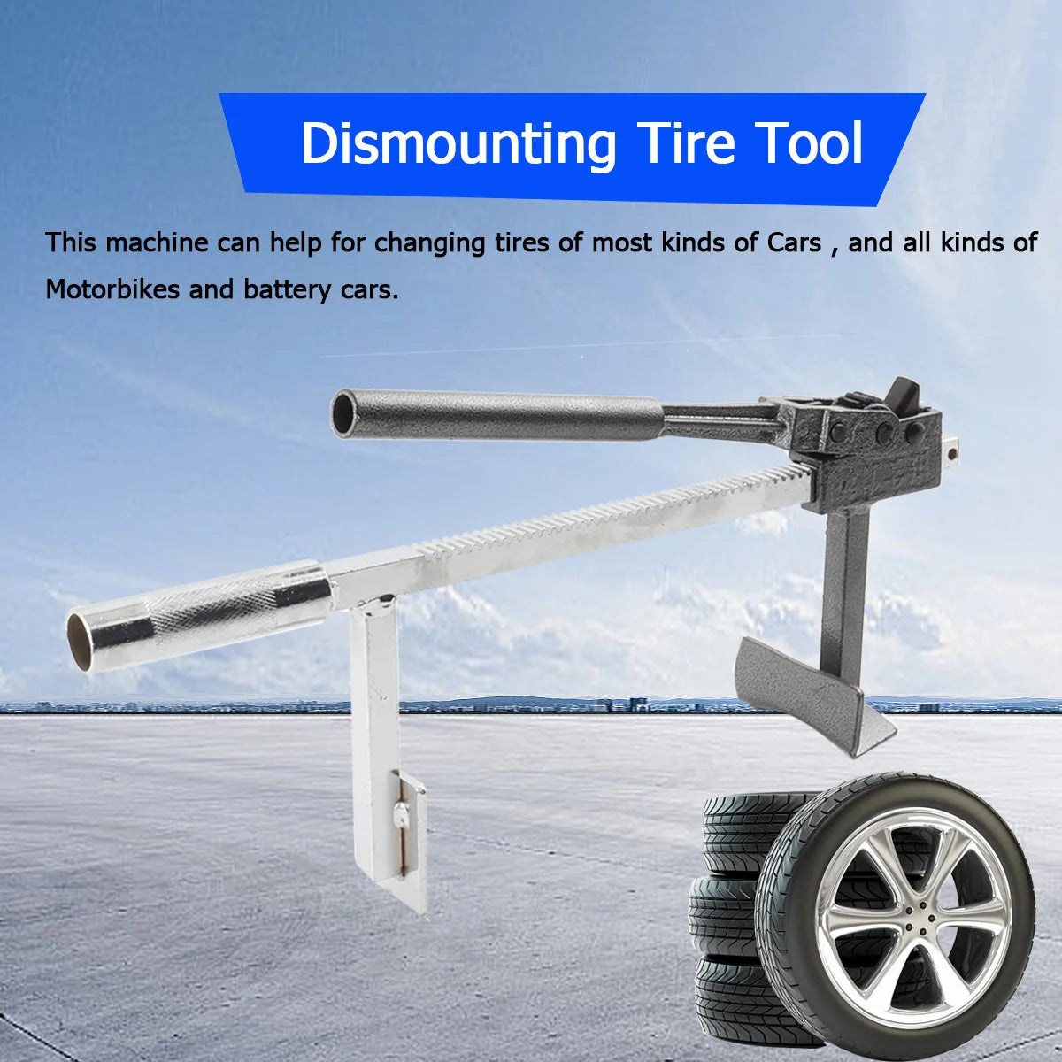 Manueller Reifenwechsler - Reifen Demontage Maschine Montage Werkzeug Auto Zubehör Wulstbrecher