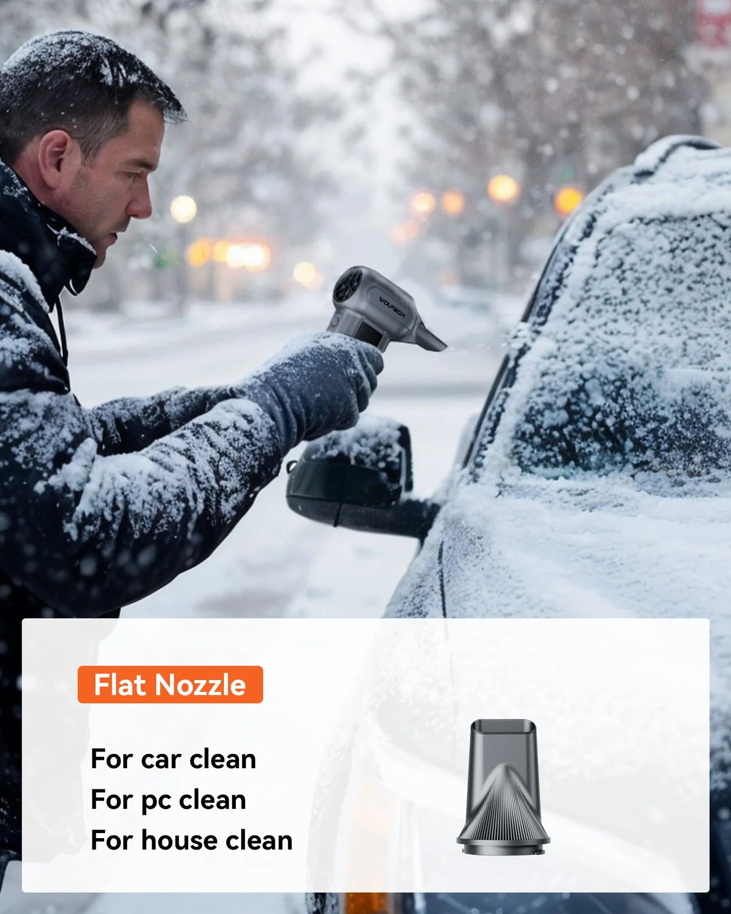 Druckluft-Reiniger 2025: WOLFBOX MF100 Compressed Air Duster 150000RPM Super Power Electric Rechargeable Collection