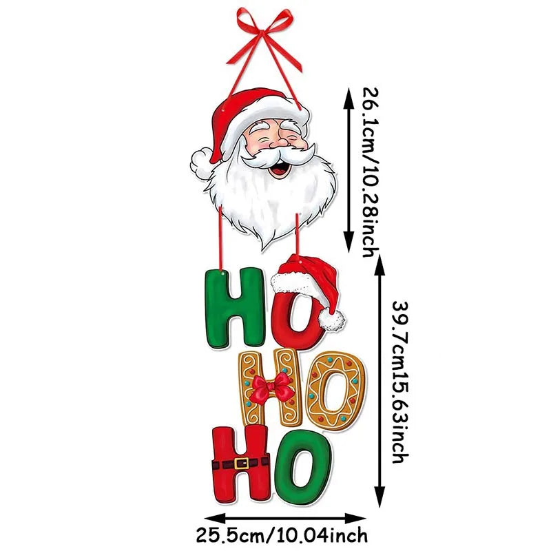 SantaDekor Türschmuck Santa Claus - Größe 30x40 cm, Gewicht 180 g