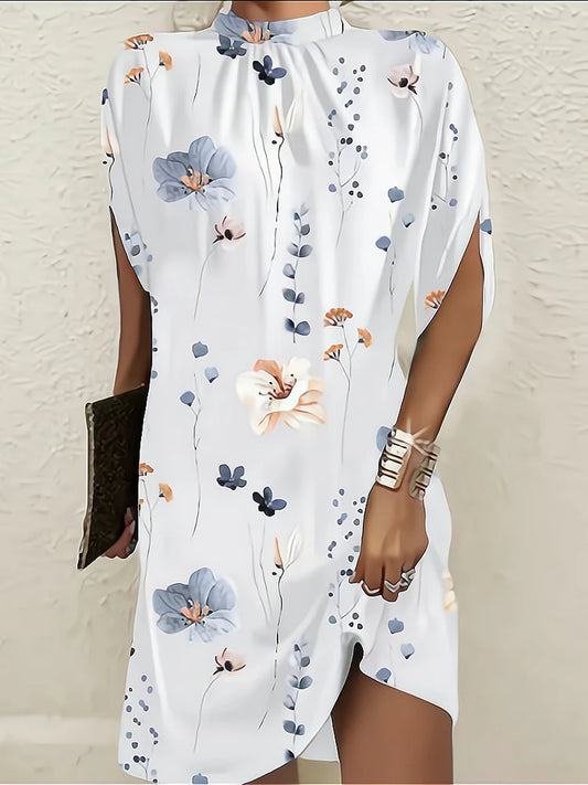 Rochii elegante pentru femei 2024, vară la modă, guler rotund, mânecă lejeră de liliac, rochie de birou pentru femei, Y2K, S-XXL