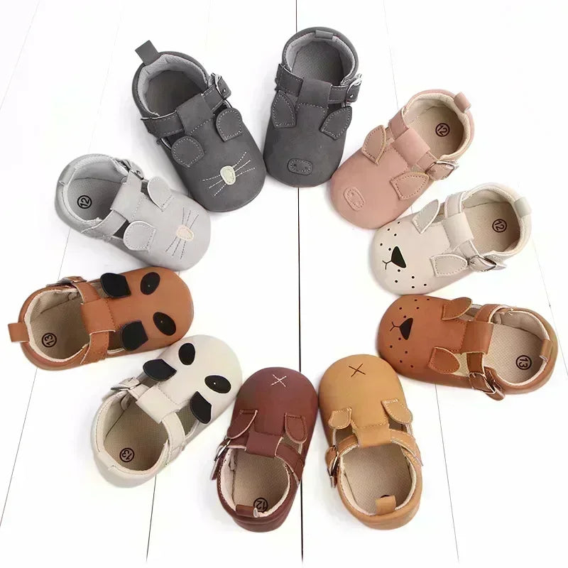 Frühling Herbst Stil Baby Schuhe 2025 - 0-1 Jahr Cartoon Casual Anti Rutsch - Weiche Sohle Mädchen Jungen Laufschuhe