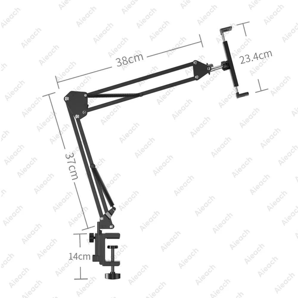Tablet-Halterung 2025: MDNG iPad Stand Bed Holder - 360° Rotating Metal Mount Stretchable Arms Collection