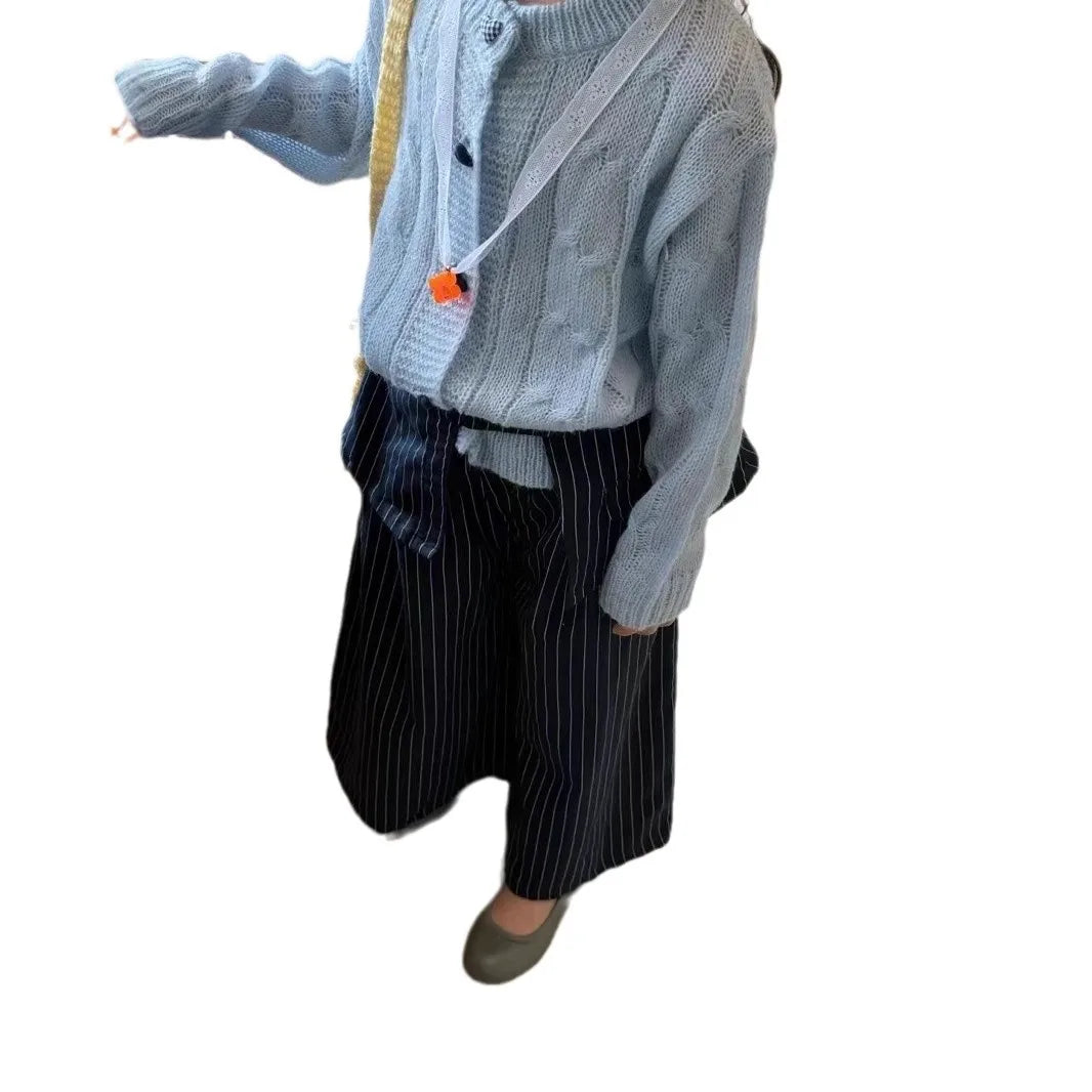 Luna Kids Liebe Knopf Strickjacke - dünn Unisex 3-12J