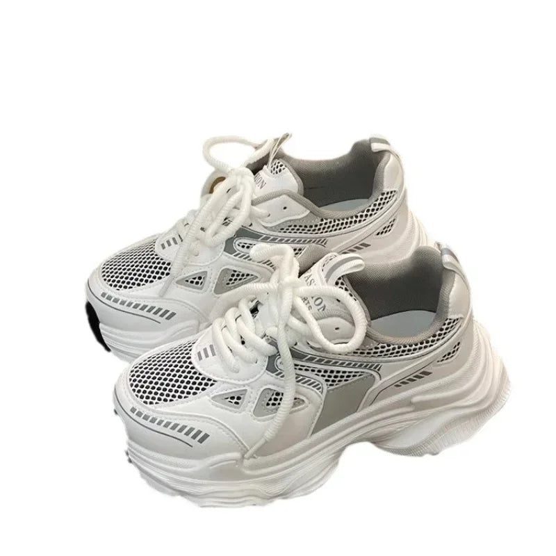 Fashion Platform Sneakers for Women Casual Non Slip Thick Sole Sports Shoes Woman Comfortable Casual Sports Shoes Zapatos Mujer
